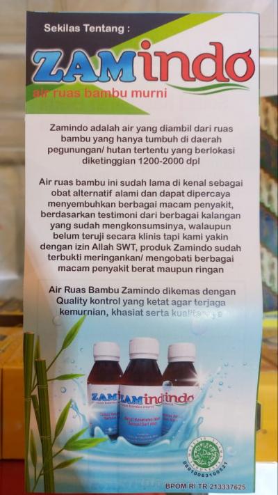 Khasiat Air Bambu ZAMINDO